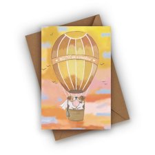 KARTKA ŚLUBNA- MIŁOŚĆ WISI W POWIETRZU!