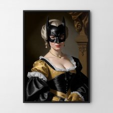 Plakat Batwoman  A4 - super bohater kobieta portret