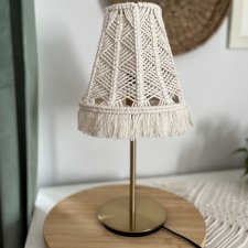 Abażur boho do lampki nocnej/stołowej