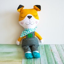 Lisek Adaś - 41 cm - plus zestaw ubranek