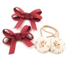 Komplet do włosów gumki  i spinki Laura