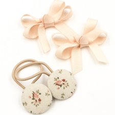 Komplet do włosów gumki  i spinki Laura