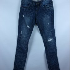 Crafted spodnie straight jeans dziury W10 L34 / 38 tall