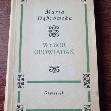 Wybór opowiadań Marii Dąbrowskiej książka vintage 1969
