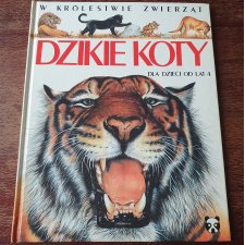 "Dzikie koty" książka dla dzieci vintage