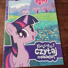 2015 Little Pony książeczka naklejki kolorowanka