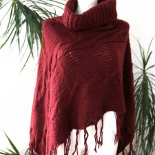 ponczo wino  Onesize