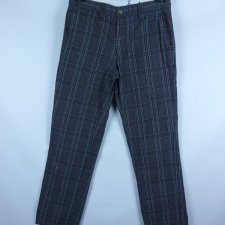 Boden męskie  spodnie w kratkę bawełna / 30R pas 78 cm
