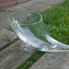 róg obfitości * miska patera żardiniera * szkło * ze szkła * szklana