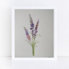 LAWENDA -praca formatu 18/24 cm
