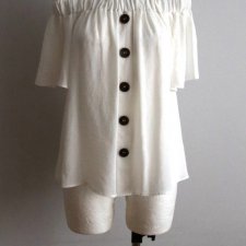 bluzka hiszpanka kremowa roz 40