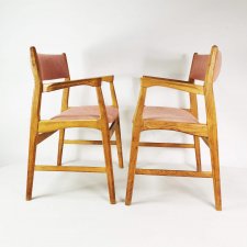 Para krzeseł Mid Century- biurkowe, Dania, lata 70.