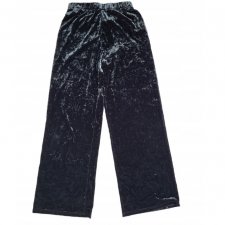 Welurowe szerokie spodnie 38 M
