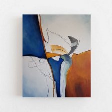 Abstrakcja  - 50/60 cm -obraz akrylowy