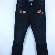Denim Co Primark Cares spodnie dżins naszywki 14 / 42