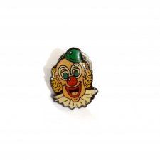 Vintage przypinka clown