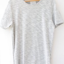 Bluzka dzianinowa SMOG L T-shirt vintage melanż