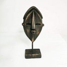 Ceramiczna rzeźba - maska, Belgia, lata 70.