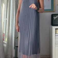 Sukienka z plisowana tiulowa