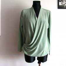 Miętowy  jedwab roz 38/40