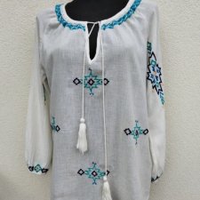 BIK BOK - BAWEŁNIANA BLUZKA Z HAFTEM