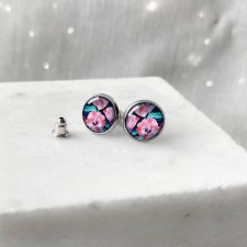 HIBISKUS kolczyki wkrętki dla niej