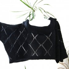 plus size żakardowa kamizelka