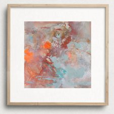 Abstrakcja nr 08 kolekcja NEON, rozmiar 21x21 cm