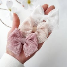 Spinka do włosów tiulowa kokarda ALLURE do wyboru