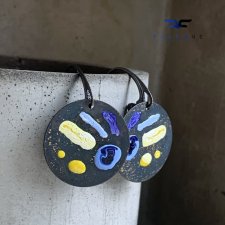 Kolczyki Życie na Rafie - Ryby Blue & Yellow