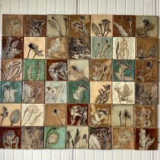 Zestaw kafli ceramicznych "Tajemniczy ogród  42 szt"