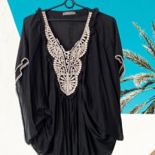 Gustav Efektowna i bardzo szykowna tunika bluzka Art & Vintage boho – rozmiar 40-46