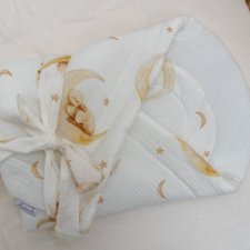 Rożek becik niemowlęcy kokos wkład kokosowy muślin