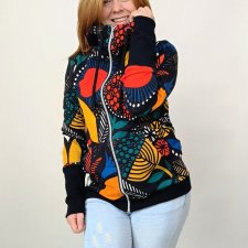 Bluza damska rozpinana z kapturem AFRYKA