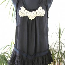 Tunika baby doll, roz 38