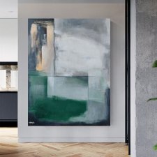 Abstrakcja - obraz akrylowy formatu 100/80 cm