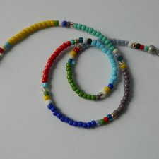 BOHO BLISKO SZYI * choker koraliki * ETNO * naszyjnik * folk * afrykańskie