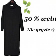 EXTRA SUKIENKA DŁUGA WEŁNIANA SUKIENKA M L XL