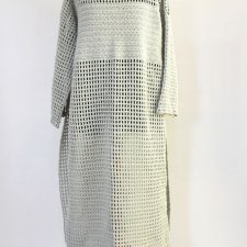 Długi sweter, sukienka
