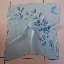 Jedwab Apaszka pastele błękity