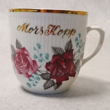 DUBI Porcelanowy Kubek dla Mamy Prezent dla Mamusi Czechoslovakia