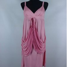 Bonprix letnia sukienka przed kolano cienka dzianinka 40 - 42 L/XL