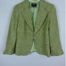 Per Una Marks Spencer lniany żakiet green 8 / 36