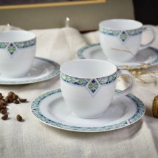 Filiżanki do kawy, 3x filiżanka, sygnowane Arzberg, porcelana