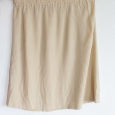 PLUS SIZE piaskowa spódnica