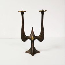 Monumentalny świecznik miedziany, Czechosłowacja lata 60.