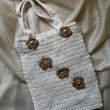 Torba handmade szydełkowa
