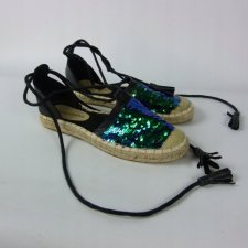 San Marina espadryle cekiny 39 - 24,5 cm