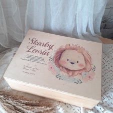 DUZY KUFEREK  pojemnik na zabawki prezent dla dziecka LEW