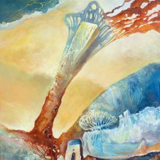 Obraz olejny w ramie "Secret Land"